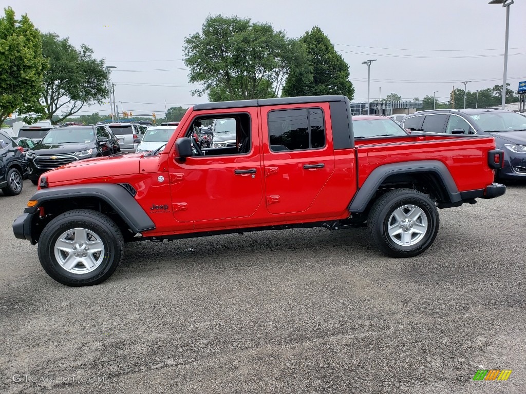 Firecracker Red 2020 Jeep Gladiator Sport 4x4 Exterior Photo #133926600