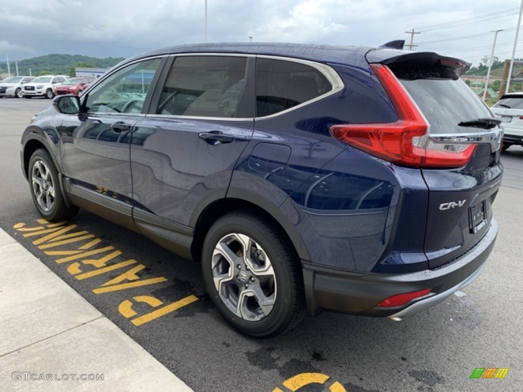2019 CR-V EX AWD - Obsidian Blue Pearl / Gray photo #5