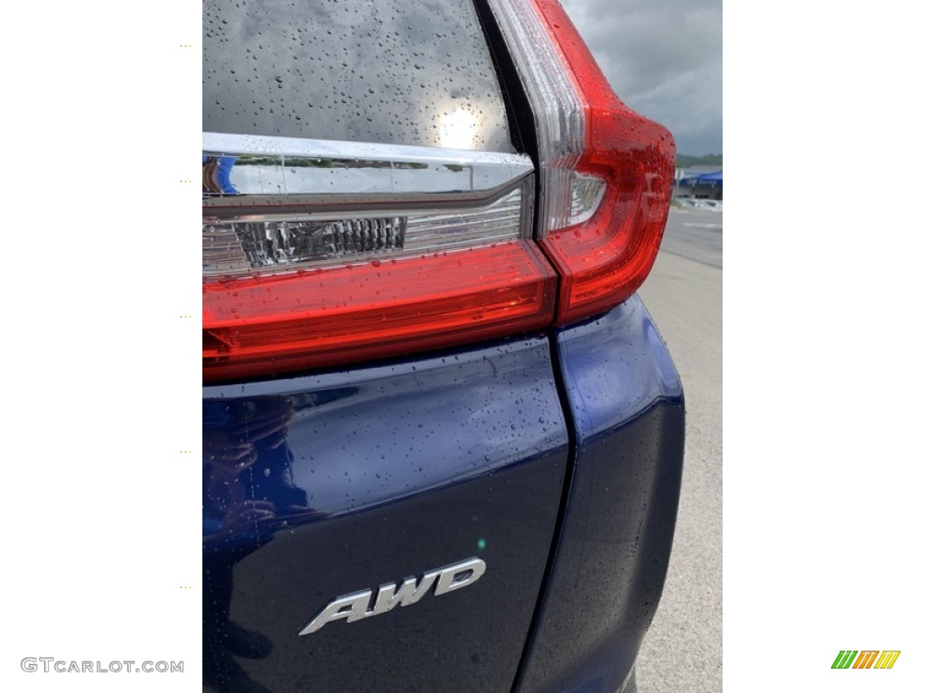 2019 CR-V EX AWD - Obsidian Blue Pearl / Gray photo #22