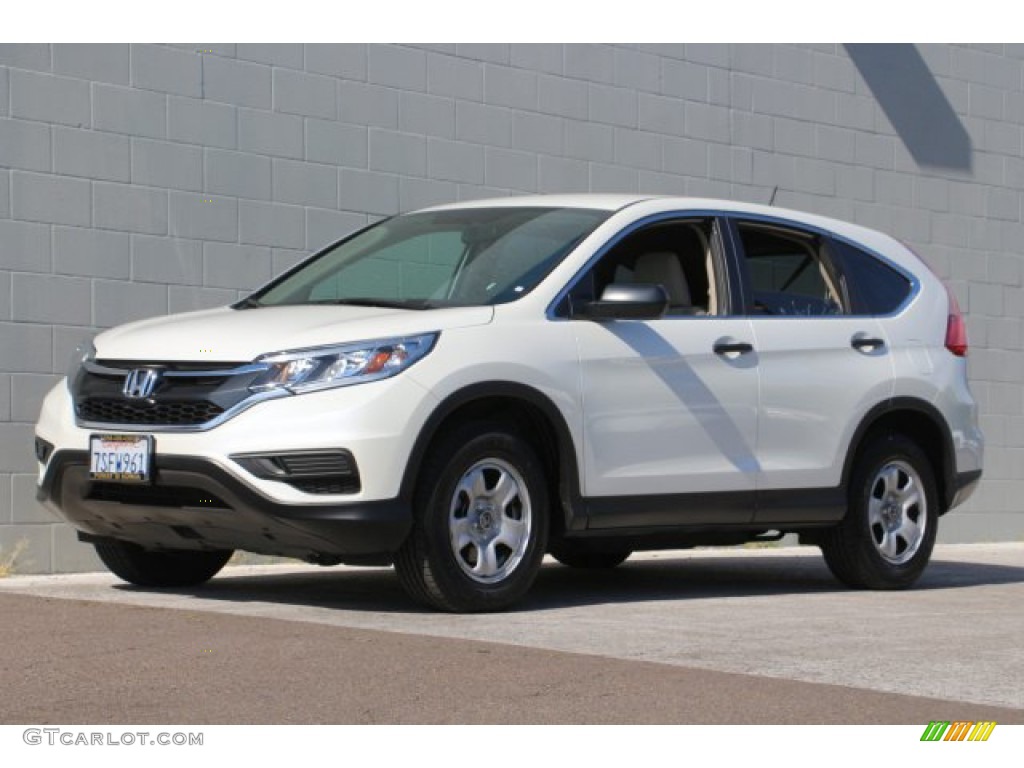 2016 CR-V LX - White Diamond Pearl / Beige photo #10