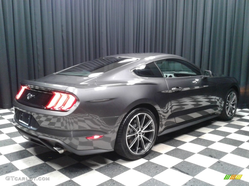 2018 Mustang EcoBoost Fastback - Magnetic / Ebony photo #6