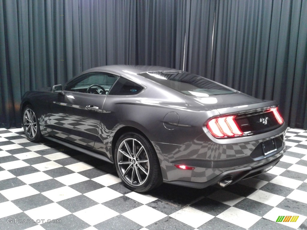 2018 Mustang EcoBoost Fastback - Magnetic / Ebony photo #8