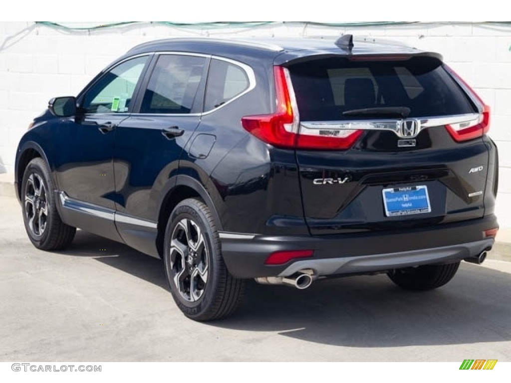 2019 CR-V Touring AWD - Crystal Black Pearl / Black photo #2