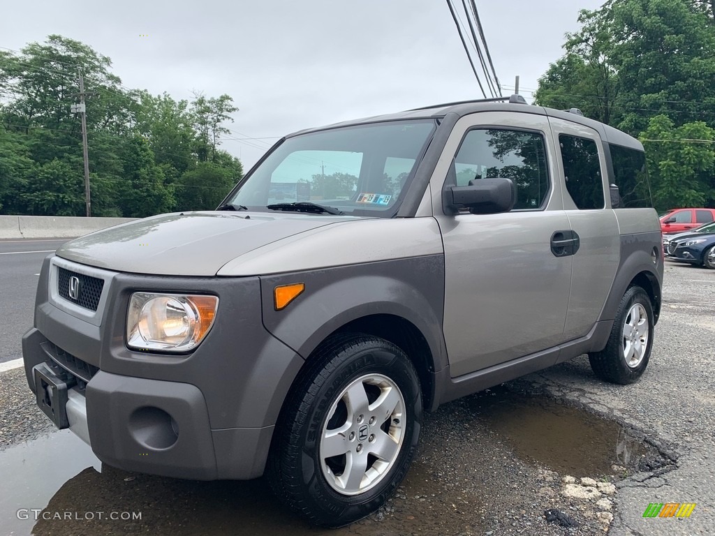2004 Element EX AWD - Shoreline Mist Metallic / Black photo #7