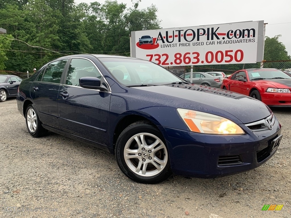 2006 Accord EX Sedan - Royal Blue Pearl / Gray photo #1