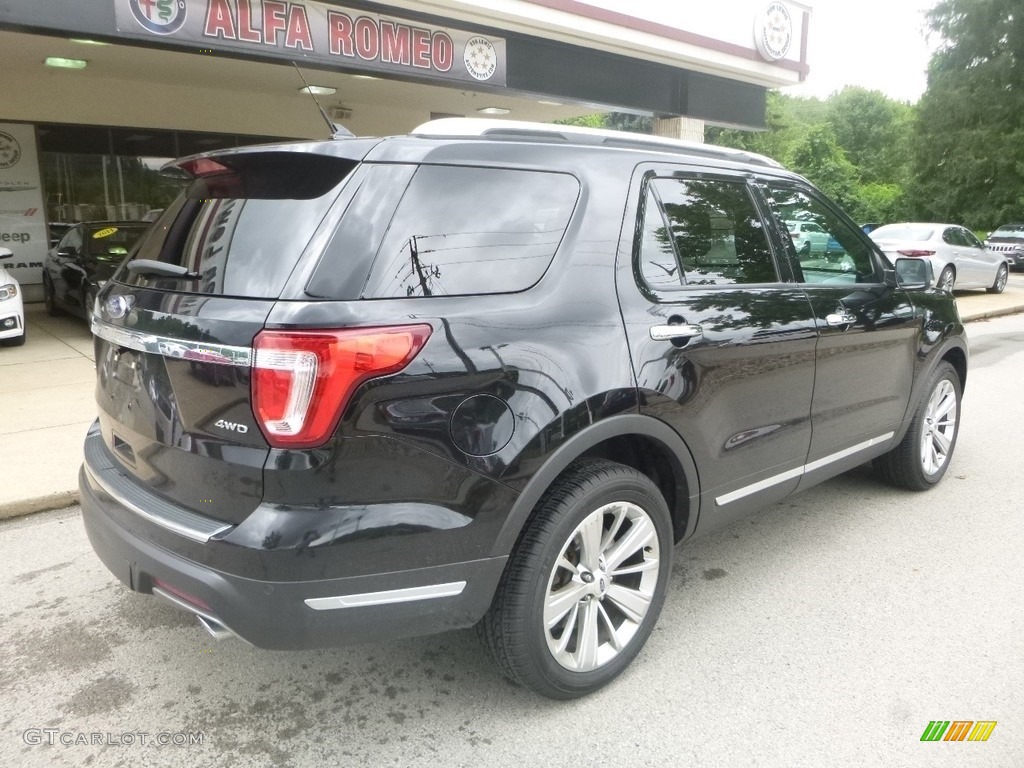 2019 Explorer Limited 4WD - Agate Black / Medium Black photo #2