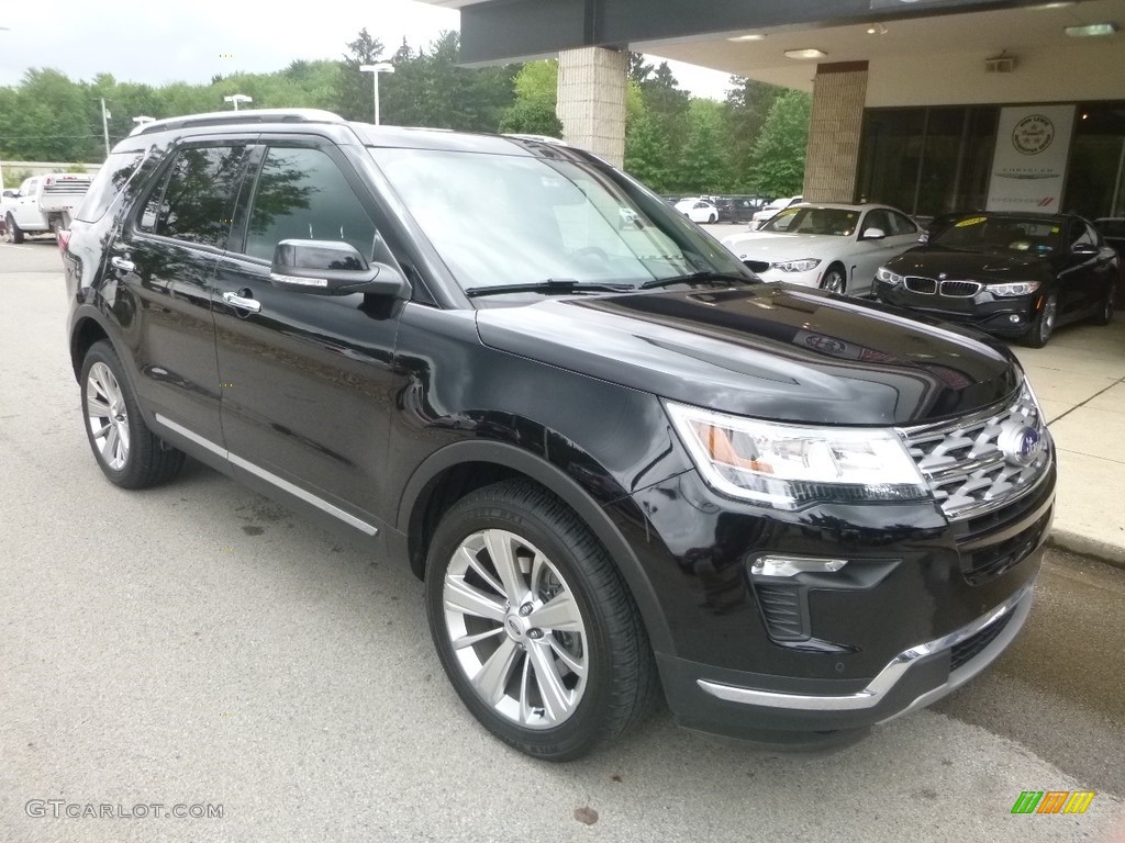 2019 Explorer Limited 4WD - Agate Black / Medium Black photo #3