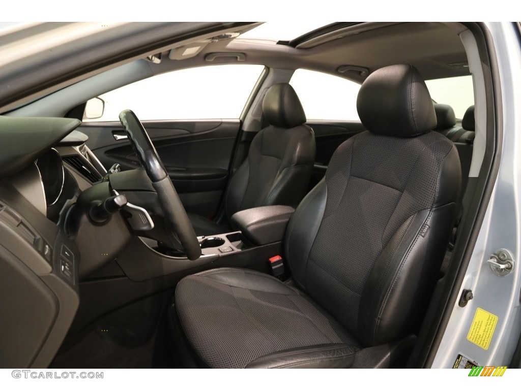 2013 Sonata SE - Iridescent Silver Blue Pearl / Black photo #5