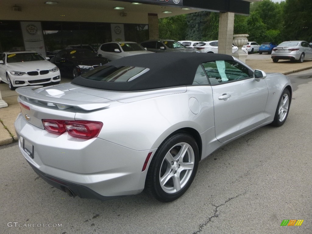 2019 Camaro LT Convertible - Silver Ice Metallic / Jet Black photo #2