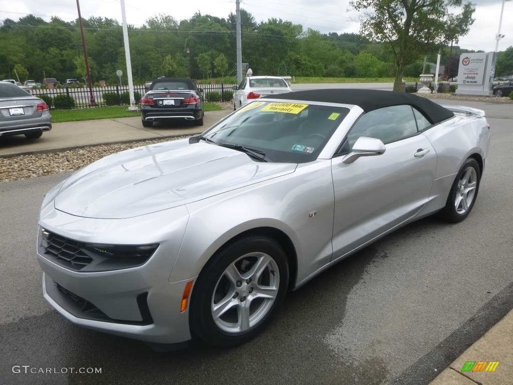 Silver Ice Metallic 2019 Chevrolet Camaro LT Convertible Exterior Photo #133933749