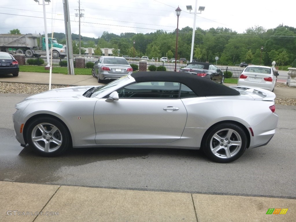 Silver Ice Metallic 2019 Chevrolet Camaro LT Convertible Exterior Photo #133933767
