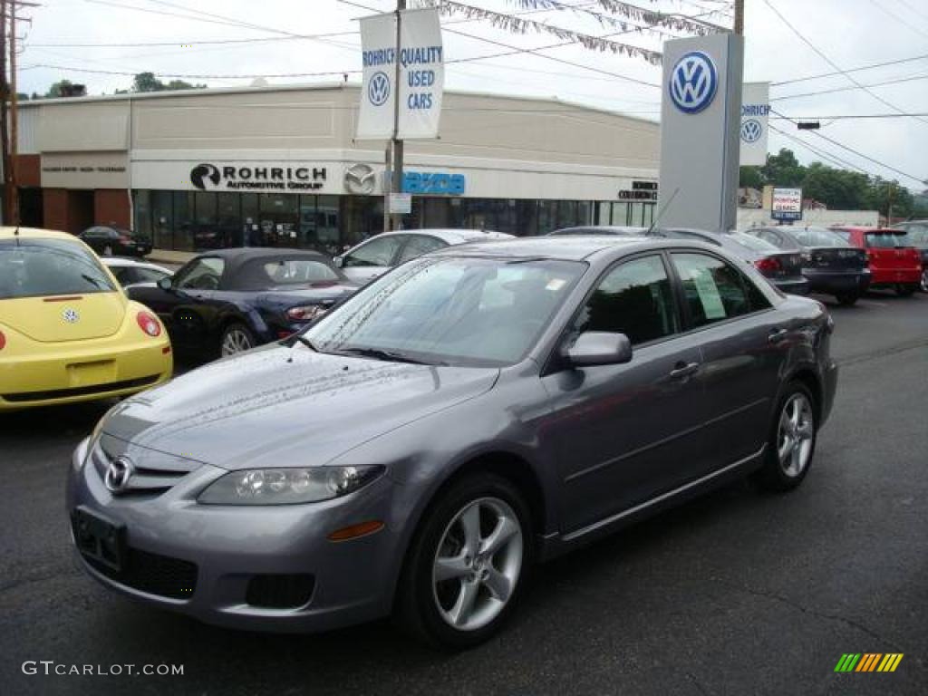 2007 MAZDA6 i Sport Sedan - Tungsten Gray Metallic / Black photo #1