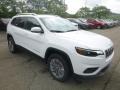 2019 Bright White Jeep Cherokee Latitude Plus 4x4  photo #7