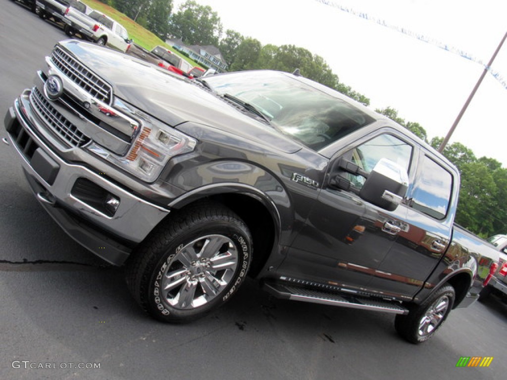 2019 F150 Lariat SuperCrew 4x4 - Magnetic / Black photo #31