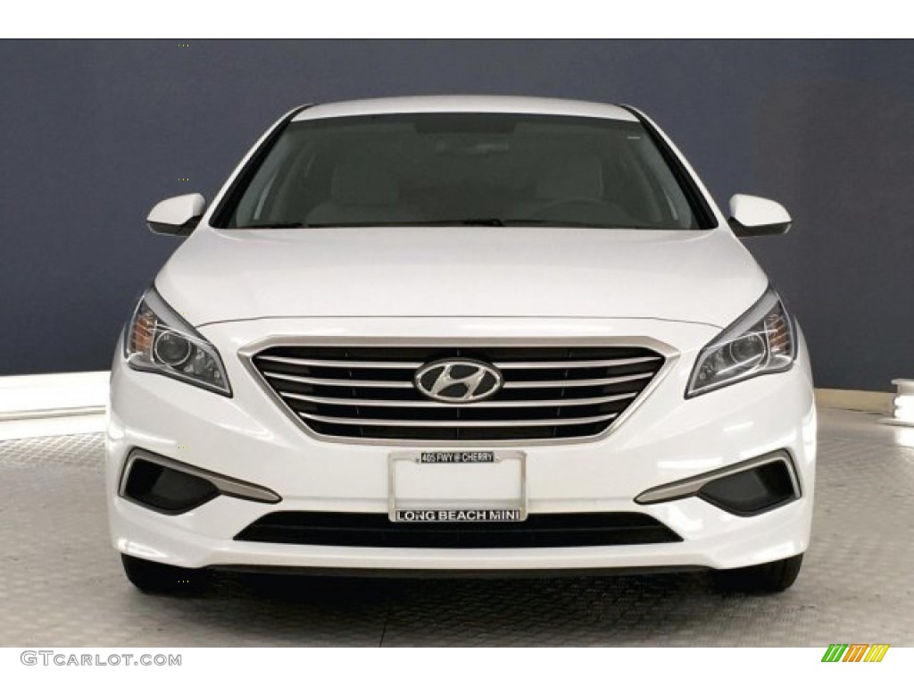 2016 Sonata SE - Quartz White Pearl / Gray photo #2