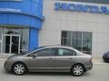 2007 Galaxy Gray Metallic Honda Civic LX Sedan  photo #3