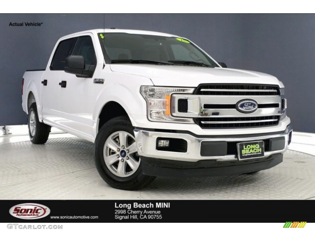 2018 F150 XLT SuperCrew - Oxford White / Earth Gray photo #1