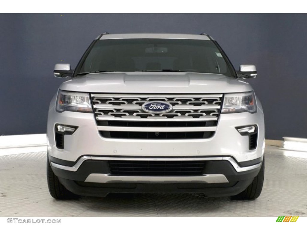 2018 Explorer Limited - Ingot Silver / Ebony Black photo #2