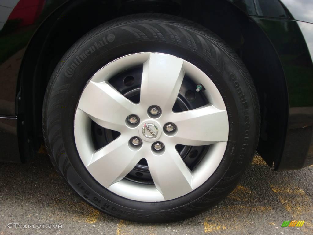 2007 Altima 2.5 S - Super Black / Charcoal photo #24