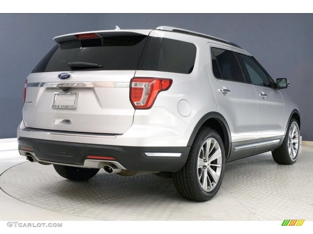 2018 Explorer Limited - Ingot Silver / Ebony Black photo #29