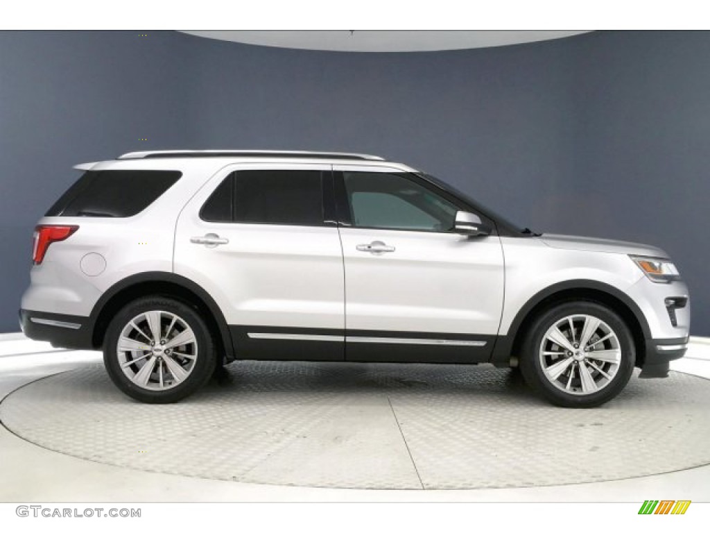 2018 Explorer Limited - Ingot Silver / Ebony Black photo #30