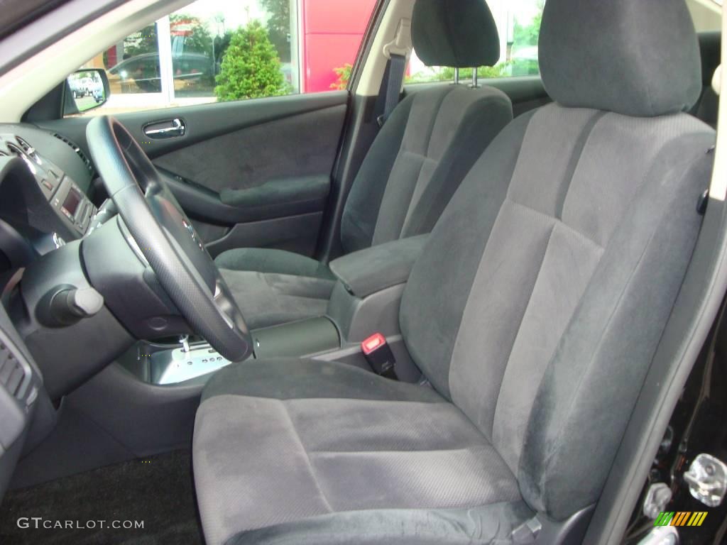 2007 Altima 2.5 S - Super Black / Charcoal photo #29