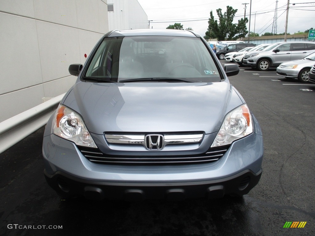 2008 CR-V EX 4WD - Glacier Blue Metallic / Gray photo #9