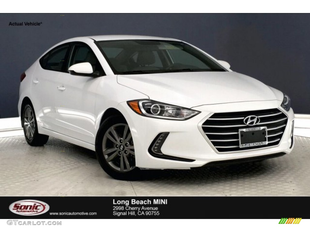 2017 Elantra SE - White / Beige photo #1