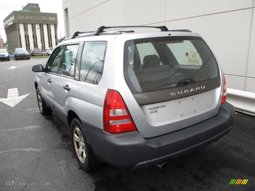 2003 Forester 2.5 X - Platinum Silver Metallic / Gray photo #3
