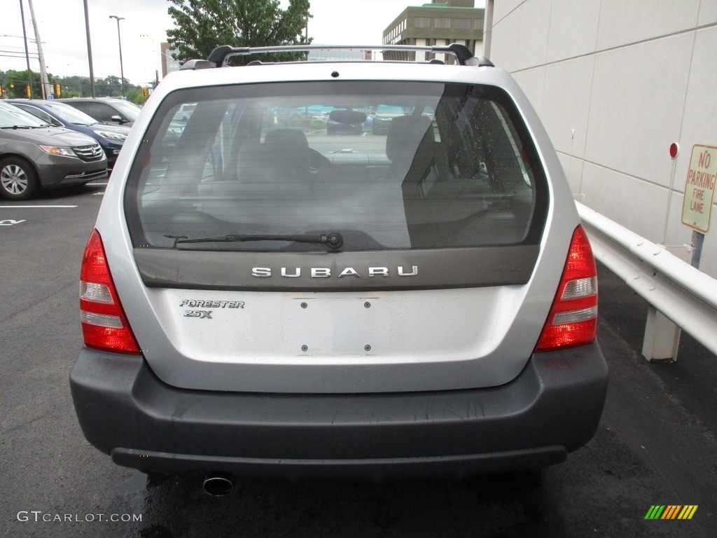 2003 Forester 2.5 X - Platinum Silver Metallic / Gray photo #4