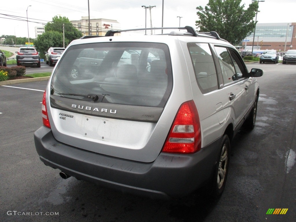 2003 Forester 2.5 X - Platinum Silver Metallic / Gray photo #5