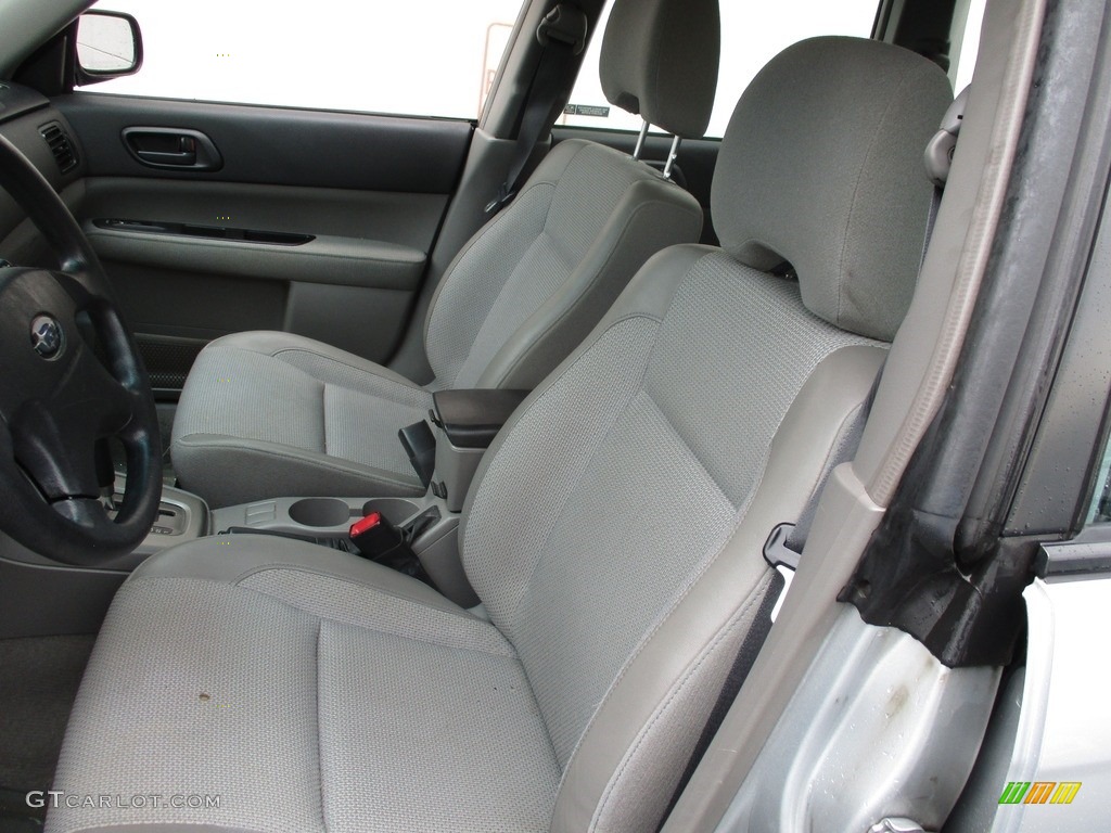 2003 Forester 2.5 X - Platinum Silver Metallic / Gray photo #10