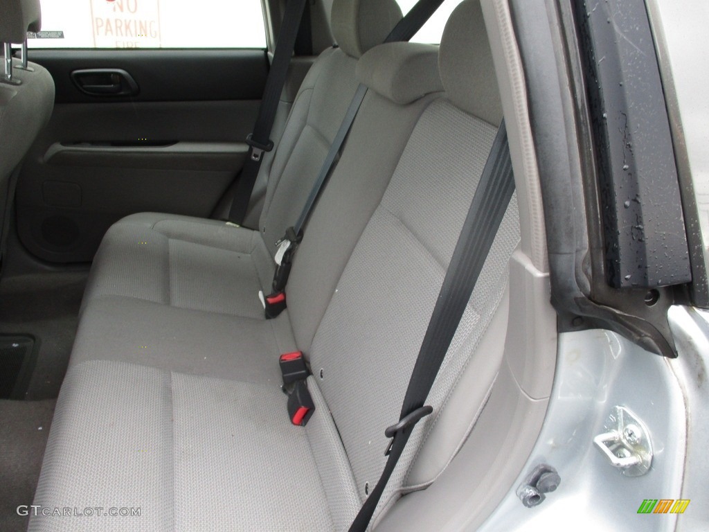 2003 Forester 2.5 X - Platinum Silver Metallic / Gray photo #11