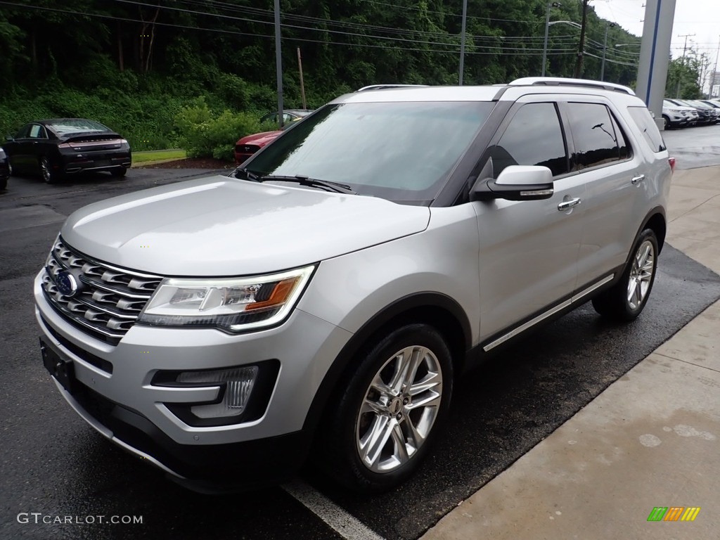 2016 Explorer Limited 4WD - Ingot Silver Metallic / Ebony Black photo #7