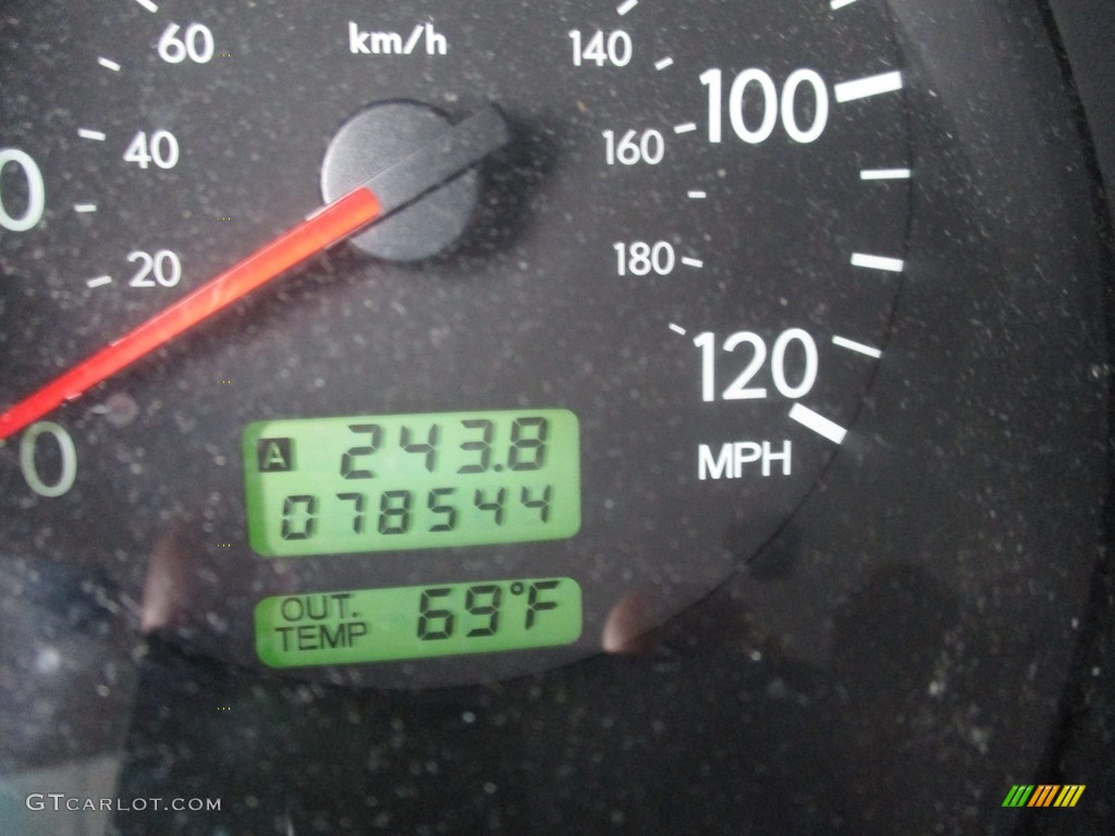 2003 Forester 2.5 X - Platinum Silver Metallic / Gray photo #20