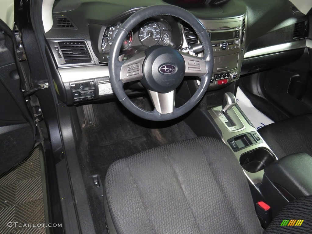 2010 Legacy 2.5i Premium Sedan - Graphite Gray Metallic / Off Black photo #18