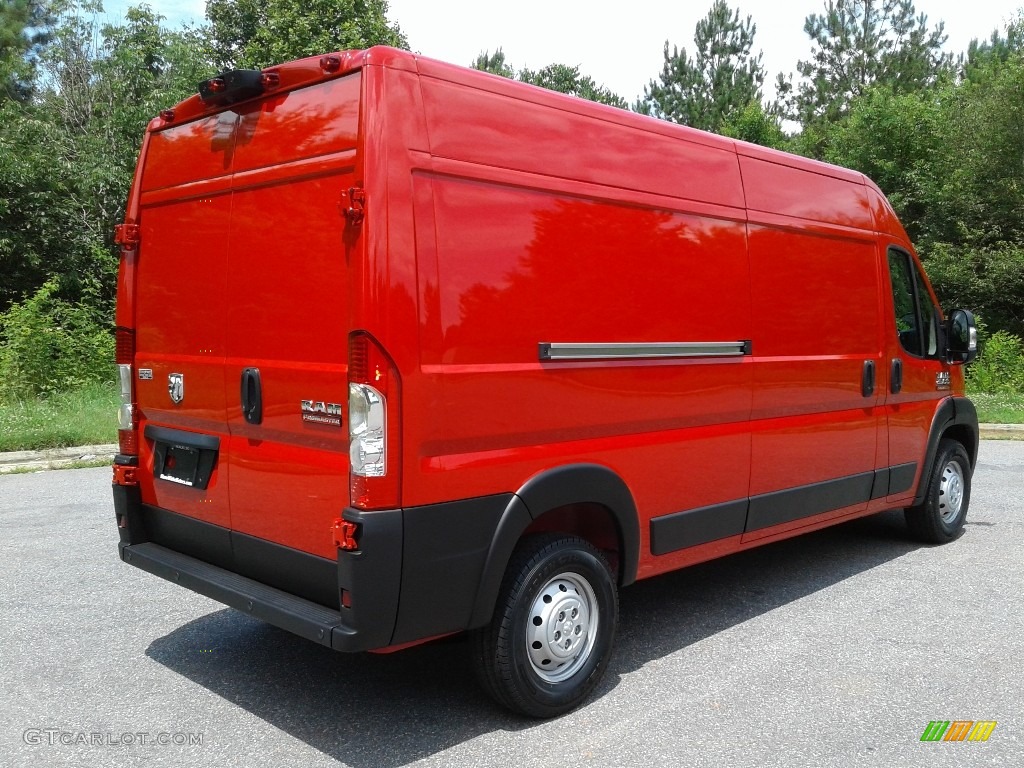 2019 ProMaster 2500 High Roof Cargo Van - Flame Red / Black photo #6