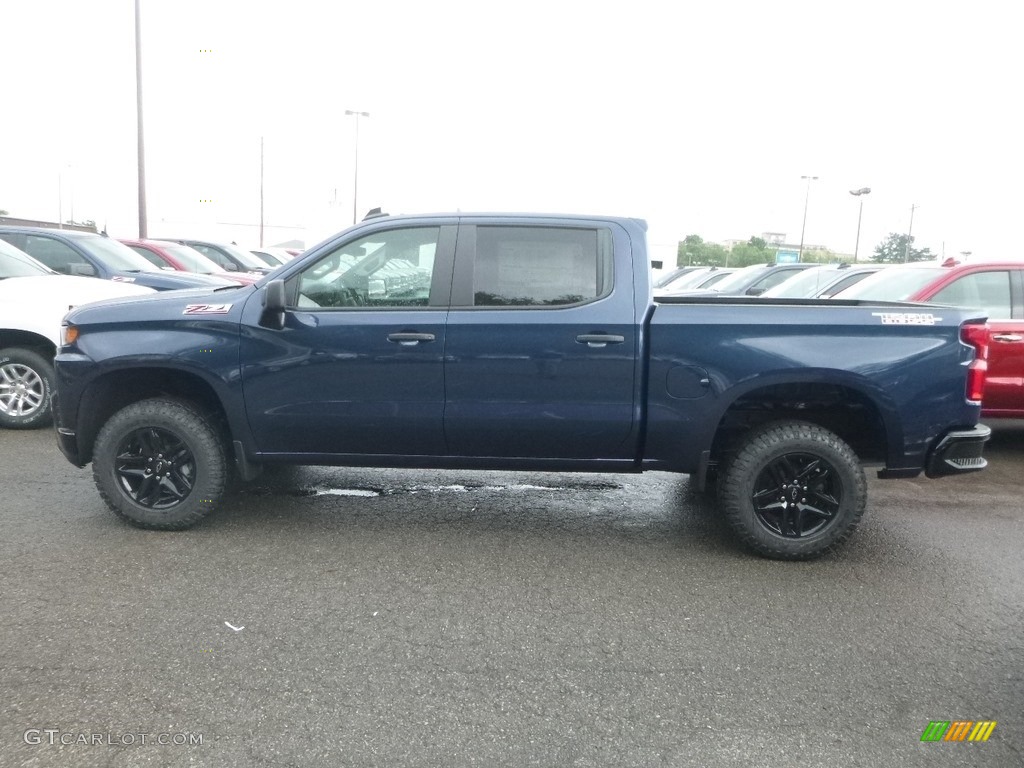 2019 Silverado 1500 Custom Z71 Trail Boss Double Cab 4WD - Northsky Blue Metallic / Jet Black photo #2