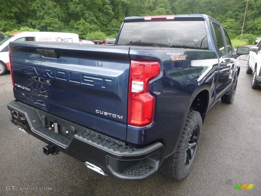 2019 Silverado 1500 Custom Z71 Trail Boss Double Cab 4WD - Northsky Blue Metallic / Jet Black photo #5