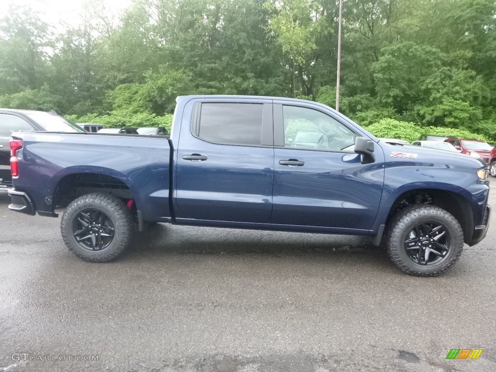 2019 Silverado 1500 Custom Z71 Trail Boss Double Cab 4WD - Northsky Blue Metallic / Jet Black photo #6