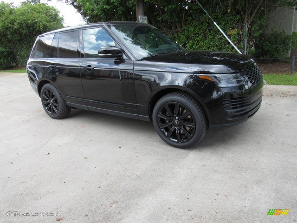 2019 Range Rover HSE - Santorini Black Metallic / Ebony/Ebony photo #1