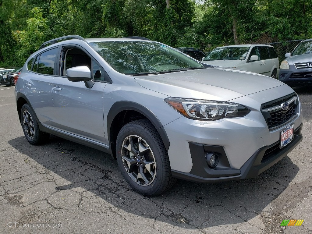 2019 Crosstrek 2.0i Premium - Ice Silver Metallic / Black photo #1