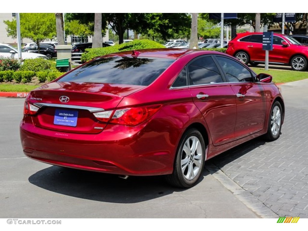 2013 Sonata Limited - Sparkling Ruby / Camel photo #7