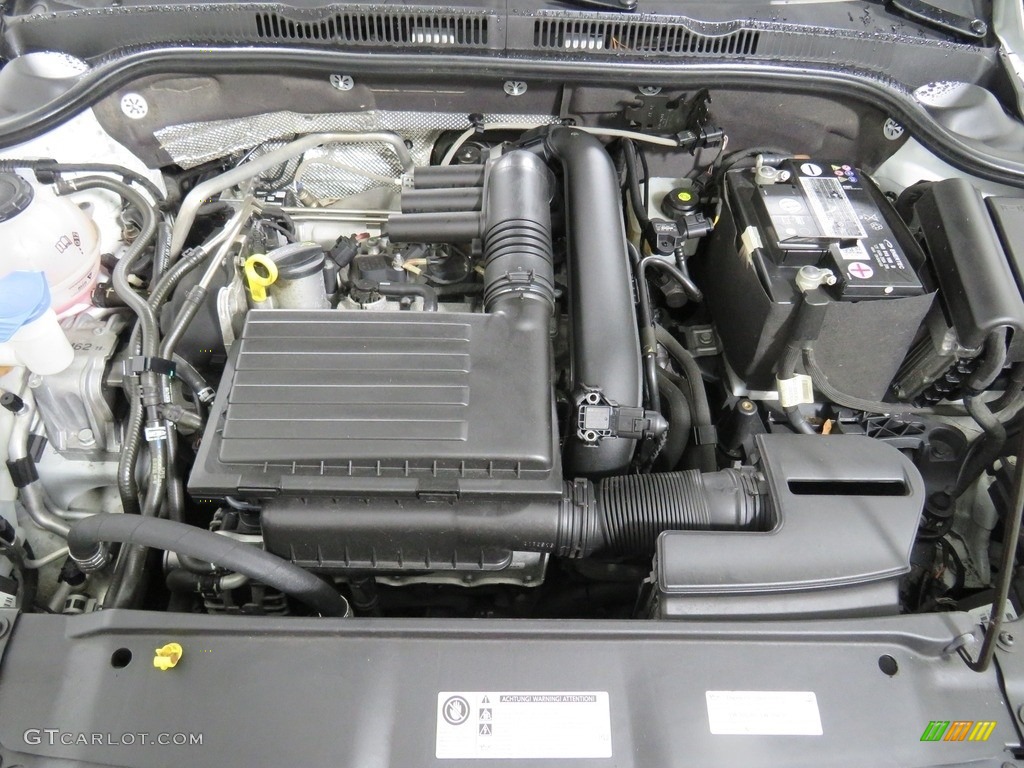 2018 Jetta S - Pure White / Black/Palladium Gray photo #7