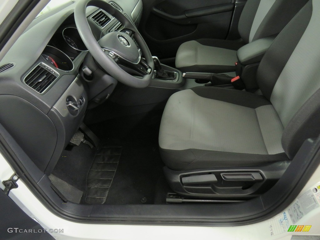 2018 Jetta S - Pure White / Black/Palladium Gray photo #29