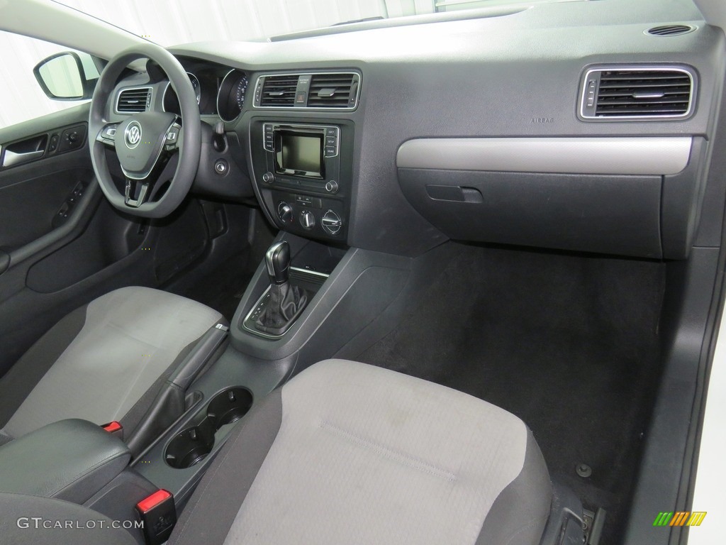 2018 Jetta S - Pure White / Black/Palladium Gray photo #40