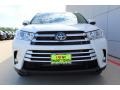 2019 Blizzard Pearl White Toyota Highlander XLE  photo #3