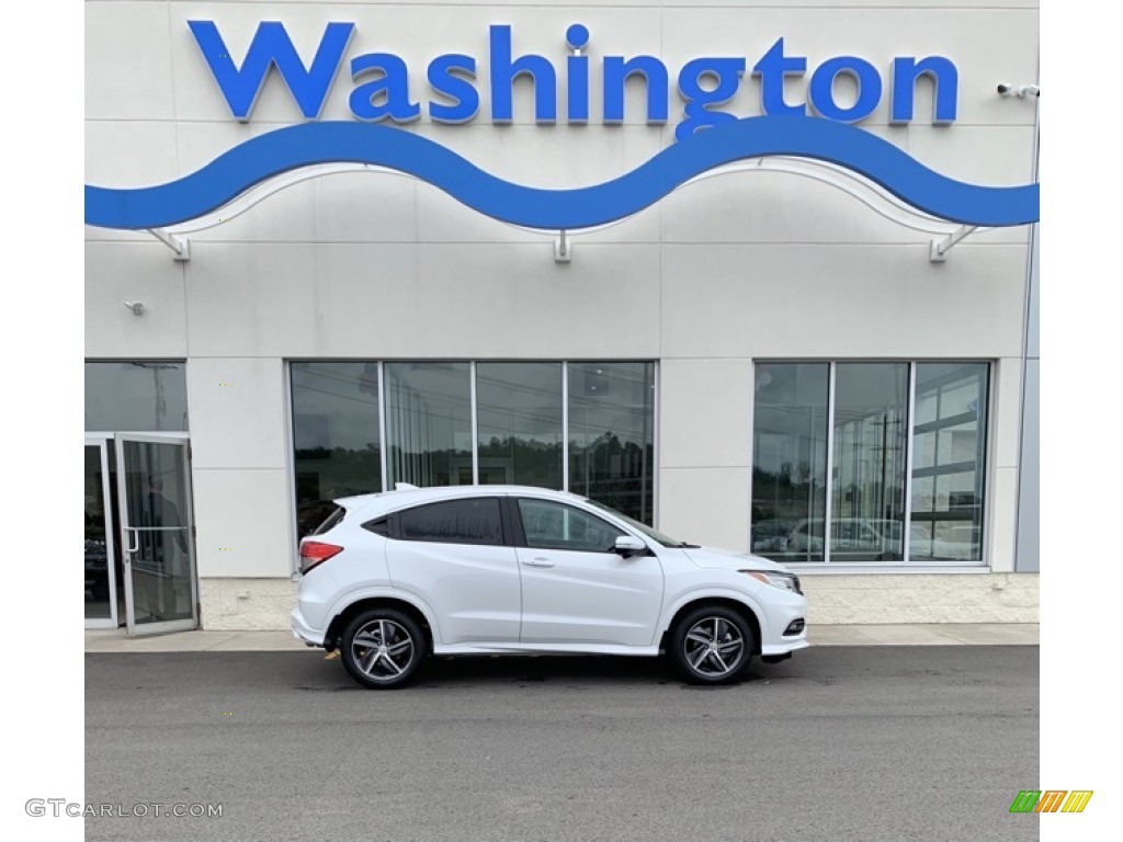 2019 HR-V Touring AWD - Platinum White Pearl / Black photo #1