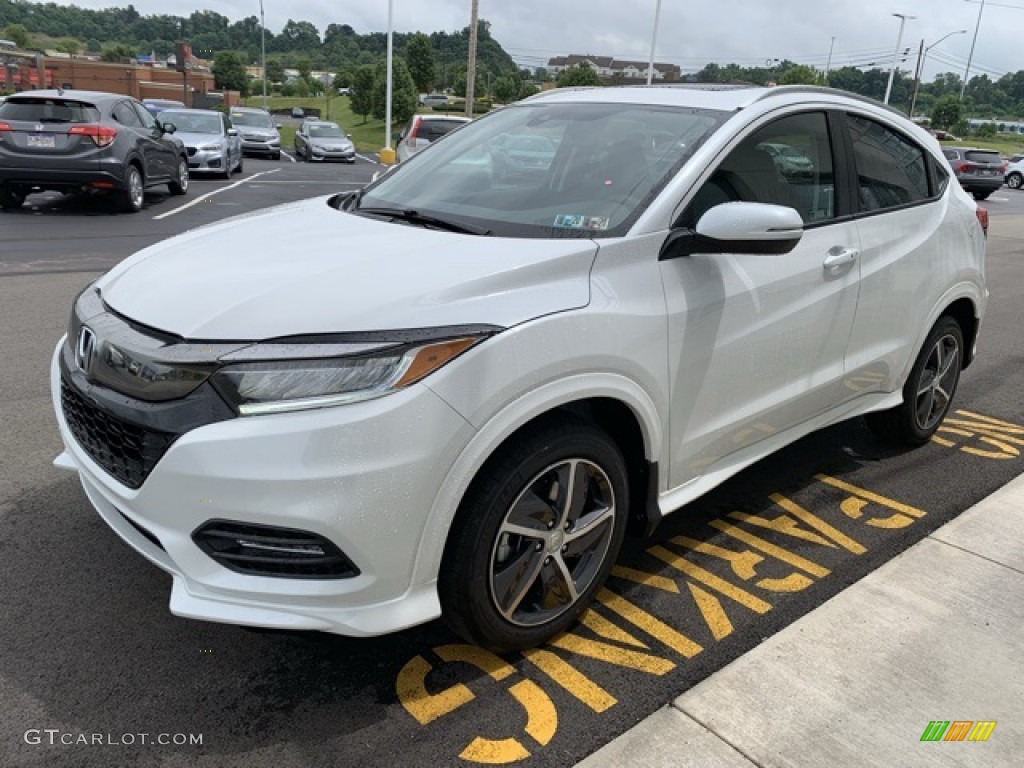 2019 HR-V Touring AWD - Platinum White Pearl / Black photo #4
