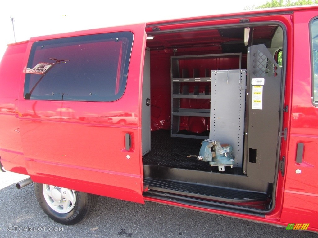 2013 E Series Van E250 Cargo - Vermillion Red / Medium Flint photo #16